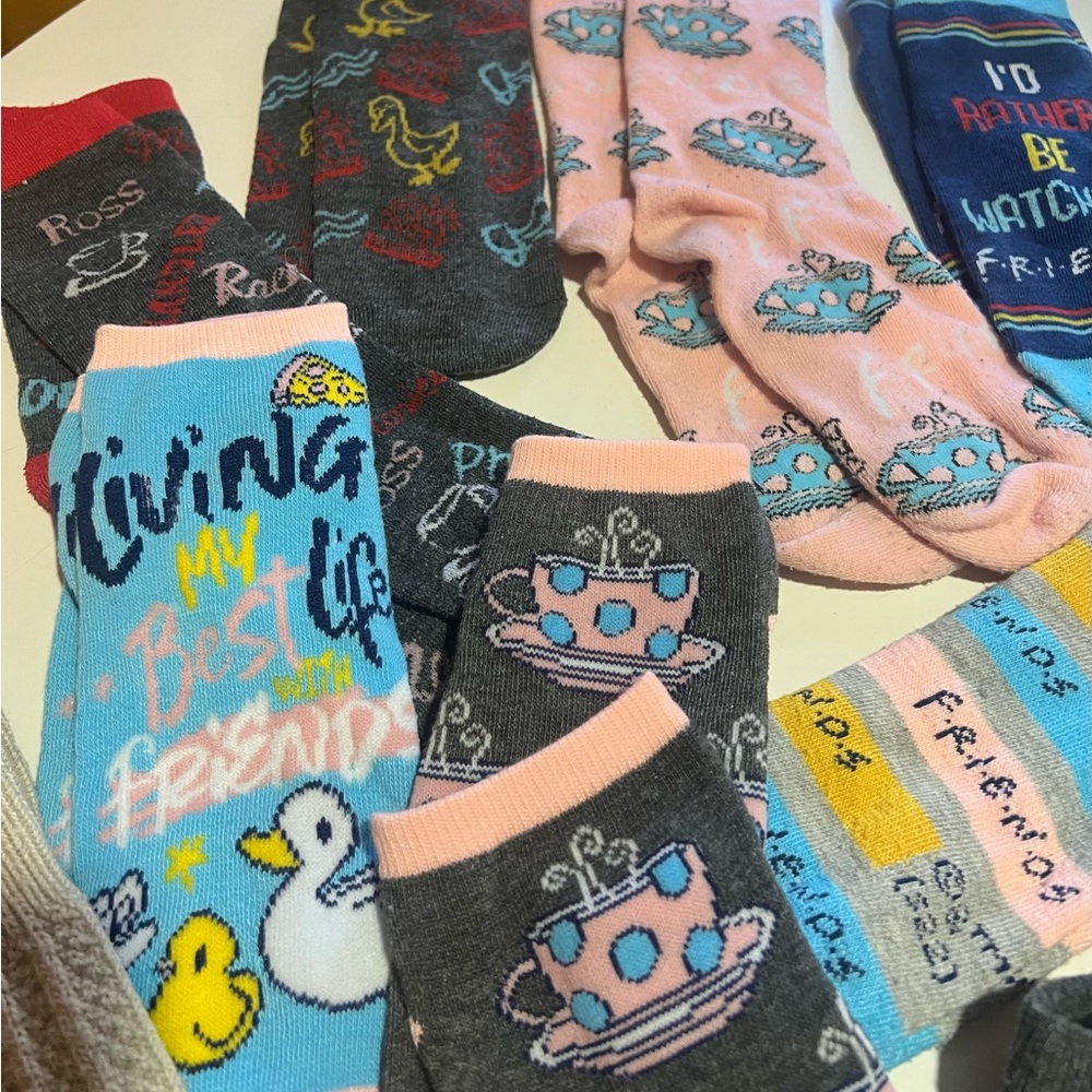 Assorted Colorful Women’s Socks Collection - Picture 2 of 6